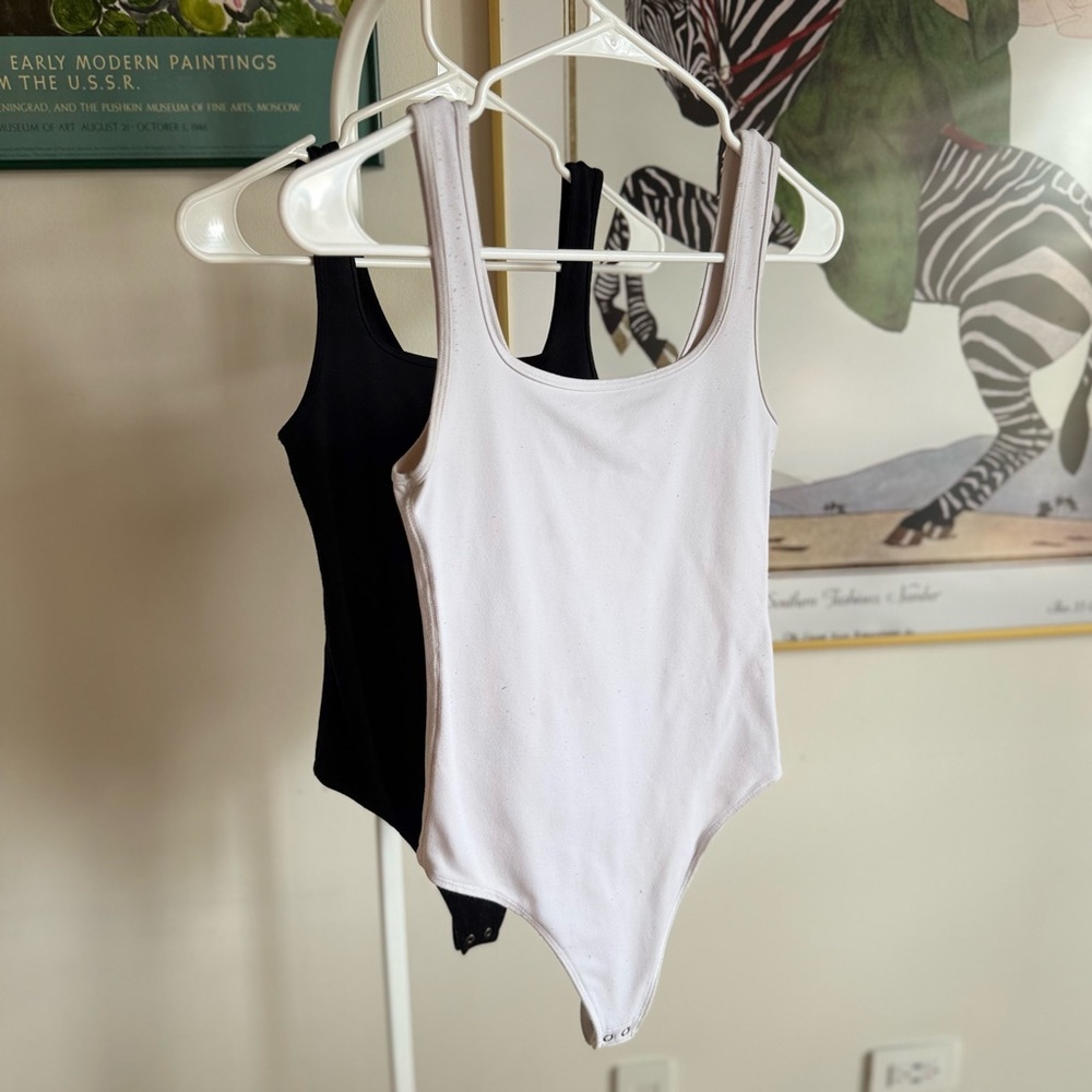 Abercrombie & Fitch 2-Pack Seamless Fabric Tank Bodysuits